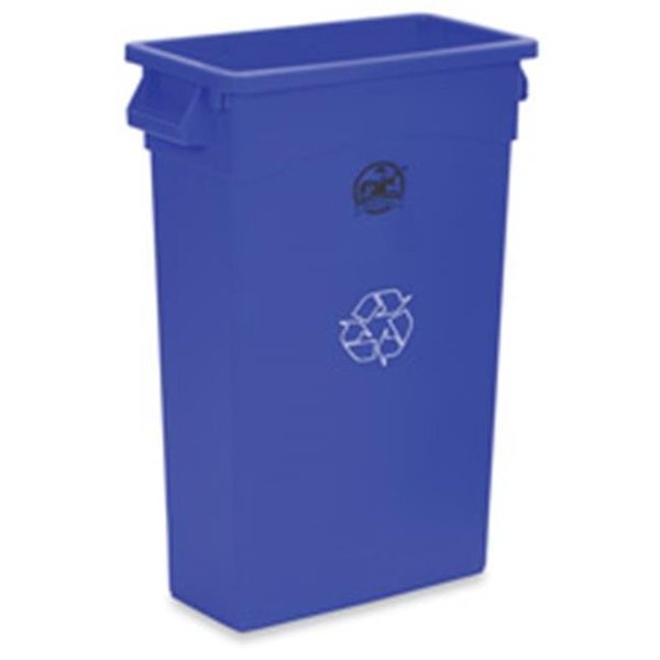 Protectionpro Recycling Container- 23 Gallon- 22-.50in.x11in.x30in.- Blue PR127363